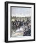 Arrival of the President of the Republic, Military Review, 14th July 1891-Henri Meyer-Framed Giclee Print