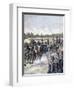 Arrival of the President of the Republic, Military Review, 14th July 1891-Henri Meyer-Framed Giclee Print