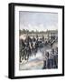 Arrival of the President of the Republic, Military Review, 14th July 1891-Henri Meyer-Framed Giclee Print