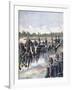 Arrival of the President of the Republic, Military Review, 14th July 1891-Henri Meyer-Framed Giclee Print