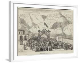 Arrival of the Prince of Wales at Aden-null-Framed Giclee Print