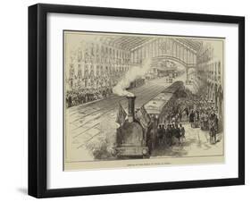 Arrival of the Prince of Wales at Lisbon-null-Framed Giclee Print