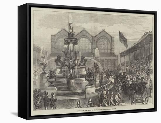 Arrival of the Prince of Wales at the Bethnal-Green Museum-null-Framed Stretched Canvas