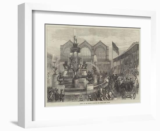 Arrival of the Prince of Wales at the Bethnal-Green Museum-null-Framed Giclee Print