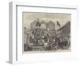 Arrival of the Prince of Wales at the Bethnal-Green Museum-null-Framed Giclee Print