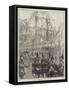 Arrival of the Prince of Wales at the Quay at Yarmouth-null-Framed Stretched Canvas