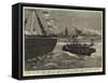 Arrival of the Princess Louise and Marquis of Lorne at Liverpool from Canada-null-Framed Stretched Canvas