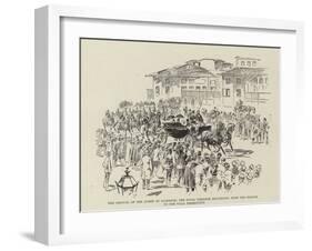 Arrival of the Queen at Florence-null-Framed Giclee Print