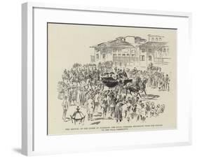 Arrival of the Queen at Florence-null-Framed Giclee Print