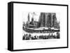 Arrival of the Queen at Westminster Abbey, London, 21 June, 1887-null-Framed Stretched Canvas