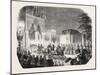 Arrival of the Queen of England at the Castle of Saint-Cloud, France. Queen Victoria. 1855-null-Mounted Giclee Print