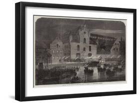 Arrival of the Remains of the Late King of Denmark at Copenhagen-null-Framed Giclee Print