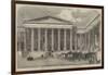Arrival of the Remains of the Tomb of Mausolus at the British Museum-null-Framed Giclee Print
