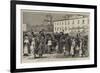 Arrival of the Shah of Persia at St Petersburg-George Goodwin Kilburne-Framed Giclee Print