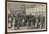 Arrival of the Shah of Persia at St Petersburg-George Goodwin Kilburne-Framed Giclee Print