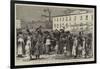 Arrival of the Shah of Persia at St Petersburg-George Goodwin Kilburne-Framed Giclee Print