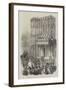 Arrival of the Wellington Statue at the Arch-null-Framed Giclee Print