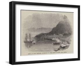 Arrival of the Whitmark at Fernando Po, with Native Teachers from Jamaica-null-Framed Giclee Print