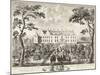 Arrival of William III at the hunting lodge, Hof te Dieren, 1691-Pieter Schenk-Mounted Giclee Print