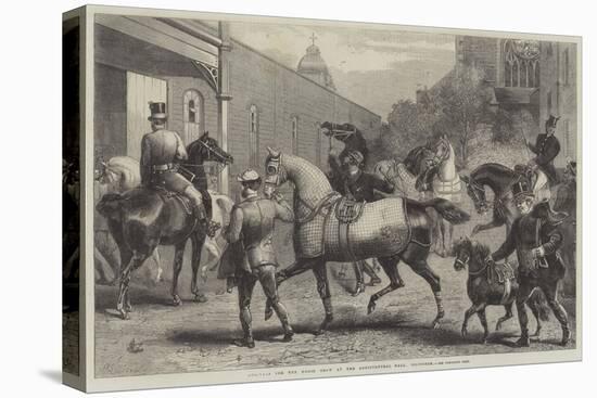 Arrivals for the Horse Show at the Agricultural Hall, Islington-Harden Sidney Melville-Stretched Canvas