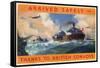 Arrived Safely - Thanks to British Convoys, WW2-null-Framed Stretched Canvas