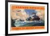 Arrived Safely - Thanks to British Convoys, WW2-null-Framed Art Print