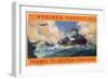 Arrived Safely - Thanks to British Convoys, WW2-null-Framed Art Print