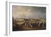 Arrivée de l'ambassade turque conduite par Mehemet Effendi aux jardins Tuileries, 21 mars 1721-Charles Parrocel-Framed Giclee Print