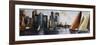 Arriving at Manhattan-Marti Bofarull-Framed Art Print