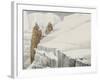 Arriving at the Grand Mulets-null-Framed Giclee Print