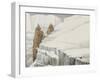 Arriving at the Grand Mulets-null-Framed Giclee Print