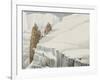 Arriving at the Grand Mulets-null-Framed Giclee Print