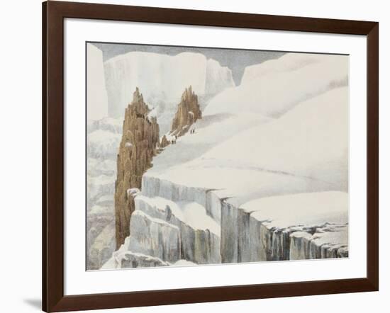 Arriving at the Grand Mulets-null-Framed Giclee Print