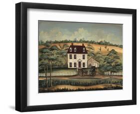 Arriving at the Inn-Barbara Jeffords-Framed Art Print