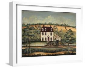 Arriving at the Inn-Barbara Jeffords-Framed Art Print