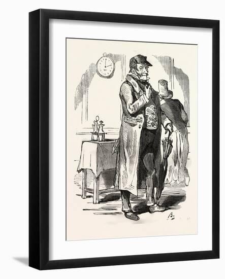 Arriving at the Restaurant-null-Framed Giclee Print