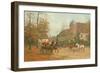 Arriving for the Hunt, 19th Century-G. Koch-Framed Giclee Print