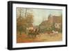 Arriving for the Hunt, 19th Century-G. Koch-Framed Giclee Print