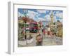 Arriving in Market Square-Trevor Mitchell-Framed Giclee Print