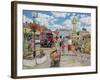 Arriving in Market Square-Trevor Mitchell-Framed Giclee Print