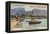 Arriving in the Port of Papeete, Tahiti-null-Framed Stretched Canvas