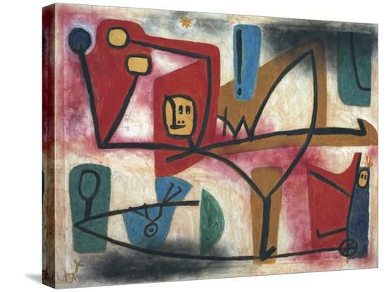 Arrogance-Paul Klee-Stretched Canvas