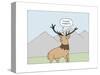 Arrogant Stag-Reza Farazmand-Stretched Canvas