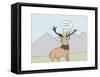 Arrogant Stag-Reza Farazmand-Framed Stretched Canvas