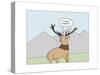 Arrogant Stag-Reza Farazmand-Stretched Canvas