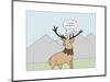 Arrogant Stag-Reza Farazmand-Mounted Art Print