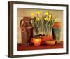 Arrosoir et Crocus-Laurence David-Framed Art Print