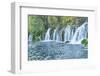 Arrow Bamboo Lake Waterfalls, Jiuzhaigou National Park, Sichuan Province, China, Asia-G & M Therin-Weise-Framed Photographic Print