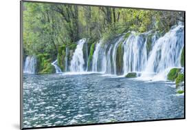 Arrow Bamboo Lake Waterfalls, Jiuzhaigou National Park, Sichuan Province, China, Asia-G & M Therin-Weise-Mounted Photographic Print