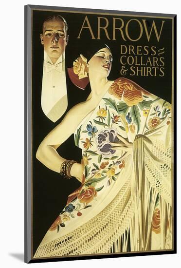 Arrow Dress Collars and Shirts-Joseph Christian Leyendecker-Mounted Art Print